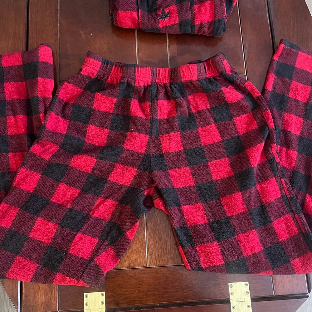 Canadiana Red and Black Plaid Pajamas
